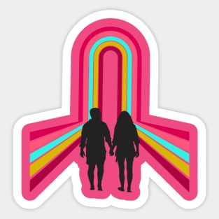 Let's walk together Sticker